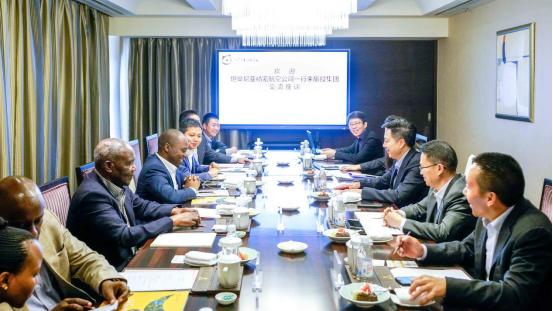 坦桑尼亚驻华参赞一行到兴发游戏xf集团互换座谈