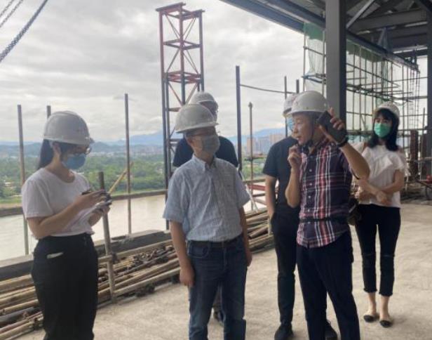 兴发游戏xf集团辅导赴锦江嘉州宾馆视察施工 刷新项目