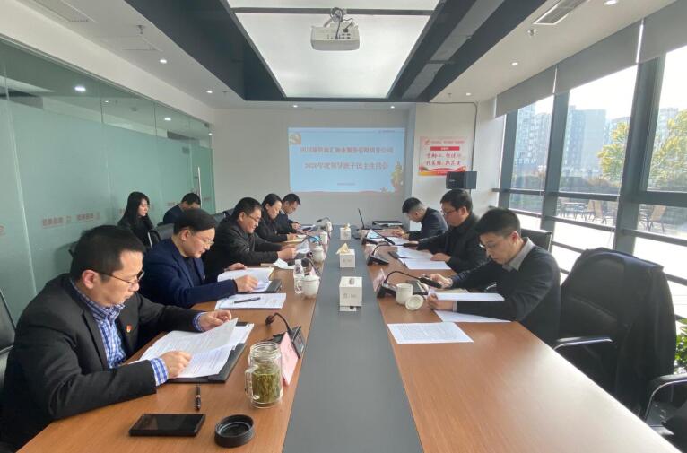 集团辅导赴兴发游戏xf商汇物业公司督导2020年度辅导班子民主生涯会