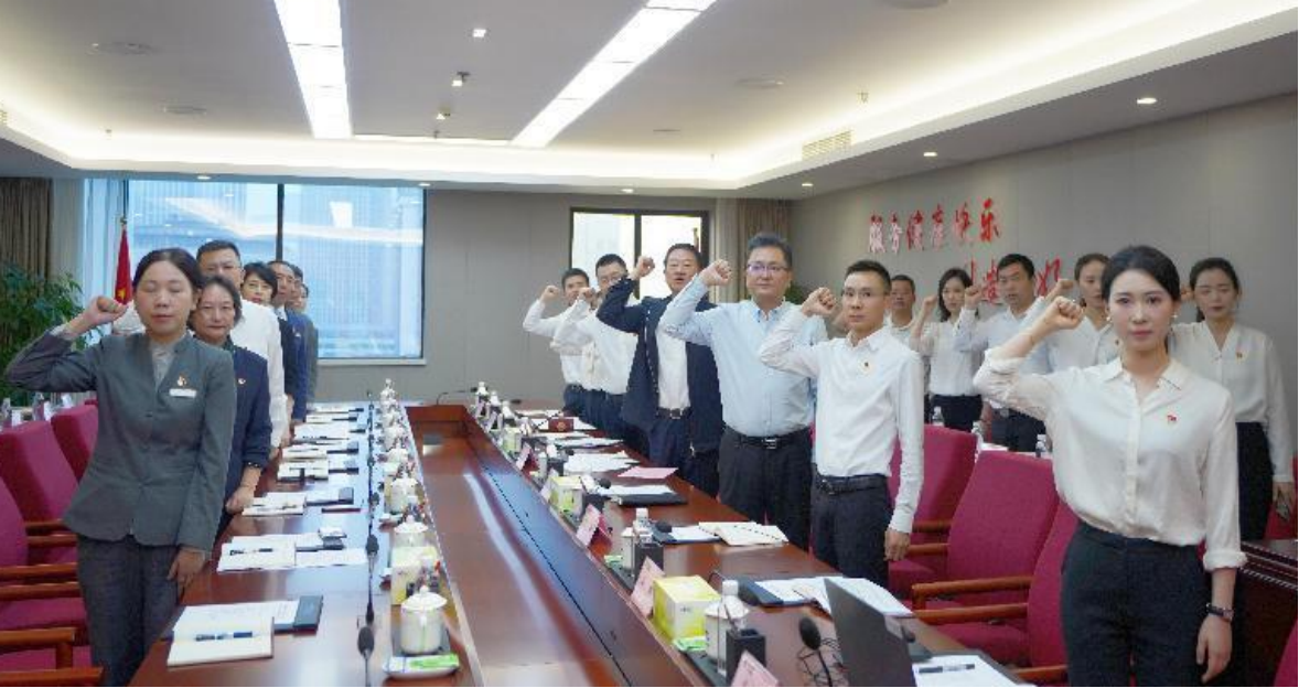 省兴发游戏xf集团总部第一党支部与锦江宾馆客房部支部发展结对共建主题党日活动