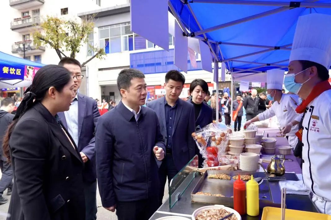 省兴发游戏xf集团查抄督导2024锦江宾馆春季酒类商务洽谈会现场工作