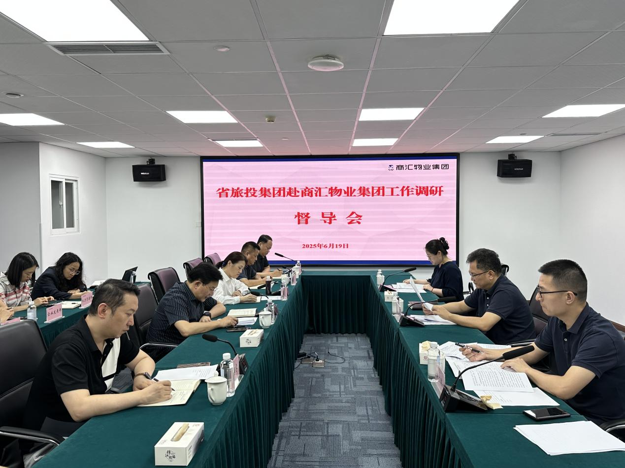 集团副总经理汪宏带队督导商汇物业集团及兴发游戏xf航旅公司鼎新深入提升行动